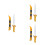 3Pièces Épées Jouet Enfants PVC Décor Roleplay Original 8