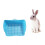 2Pièces Toilette Résistante PP Bac Animaux Usage 2