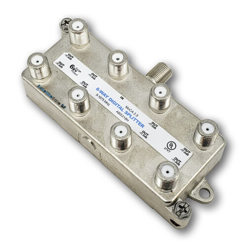 Amphenol 8-Way Digital Splitter MoCA 2.5 ABS318H, Silver 2