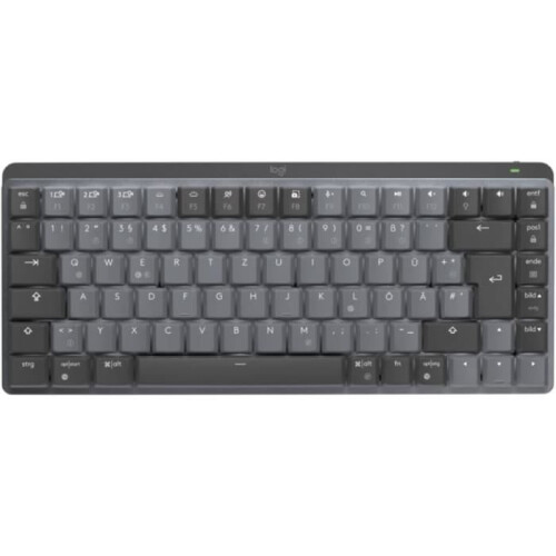 Logitech Klaviot - LOGITECH - MX Mechanical Mini - Langaton - Takavalotettu - QWERTZ Harmaa