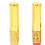 3 pièces 02 05 Ensemble de gloss à lèvres doré 2,5 ml Teinte dorée 10