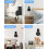 Maxonar Wall Mount Holder, Space Saving Mount, Integrated Cable Management Wall Mount, No Drilling Required, Compatible with Ech0 POP and Google Nest 6