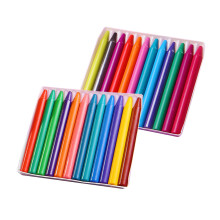 2Paquets Crayons Huile Plastique Multicolores Pour Art Enfant Sûr