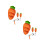 2Ensembles Plats Séparés Bébé Silicone Acier Orange Résistants 4