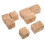 40Pièces Mini Tas De Foin Bois Khaki Accessoire Décoratif 1