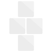 8Pièces Tablettes Acryliques Blanches Décoration Studio Photo