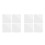 8Pièces Tablettes Acryliques Blanches Décoration Studio Photo 3