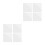 8Pièces Tablettes Acryliques Blanches Décoration Studio Photo 9
