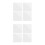 8Pièces Tablettes Acryliques Blanches Décoration Studio Photo 8