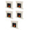 5St Mini Open Mantel Wit Vintage Stijl Voor Micro Landschap 9
