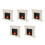 5St Mini Open Mantel Wit Vintage Stijl Voor Micro Landschap 6