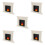 5St Mini Open Mantel Wit Vintage Stijl Voor Micro Landschap 8