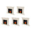 5St Mini Open Mantel Wit Vintage Stijl Voor Micro Landschap 4