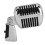 Vintage Dynamic Microphone Zinc Alloy 600Ω Silver 16