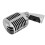 Vintage Dynamic Microphone Zinc Alloy 600Ω Silver 10
