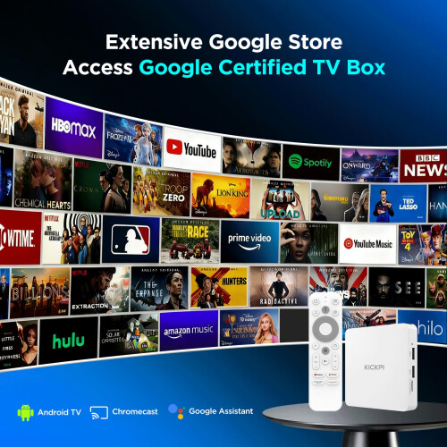 KICKPI KP1 Android TV Box 2025 Google Certified 4K 2