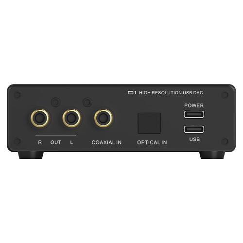 SMSL D1 Audio Dac | Fiber/Coaxial/USB Input | RCA 1