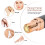 Trimmer nero compatto per sopracciglia e viso batteria AA x1 4