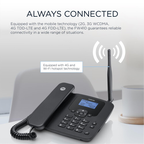 Motorola Motorola FW410 4G Fixed Wireless Desktop Telephone 1