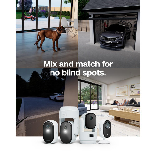 Arlo Arlo Essential 3 HD Security Camera Indoor 360º PanTiltZoom PluginWire