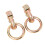 4 piezas L Track O-Ring Stud Fitting Bronce dorado 9