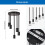 ANWIO Ceiling Lights Fitting,5 Lights Ceiling Lights with E27 Base,Black Kitchen Light Fixture,Pendant Light Fitting,Flush Fitting Ceiling Light for 5