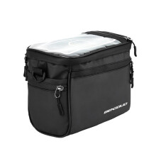 Grand sac de guidon pour VTT, écran tactile en TPU, résistant à l'eau, 19x18,5x14cm