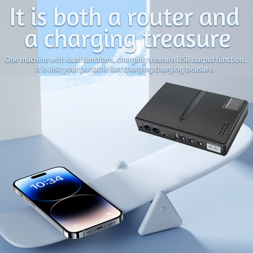 Source d'alimentation sans interruption 10400mAh 161x105x34mm 2