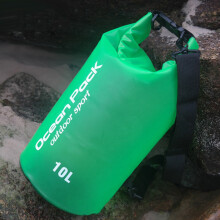 (Green, 5L) Pvc Translucent 2l Waterproof Dry Bag Sack For Canoe Camping Floating Boating