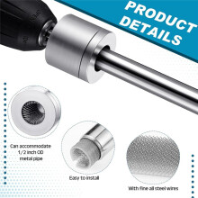 5 Stück Kupferrohr-Reinigungsbürste, Pfeifenreiniger-Ersatzblätter für Kupfermetall-Pfeifenreiniger, Handwerkzeuge, 15 mm