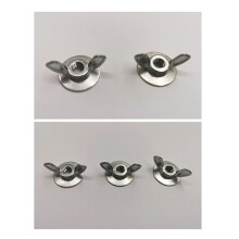 20PCS Hurricane Shutter Wing Nuts, Hurricane Shutters Wing Nut Driver and Storm Shutter Wing Nuts 1/4-20 Wing Nut