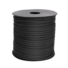 50m Polypropylene 7-Core 4mm Umbrella Rope Outdoor Camping Emergency Tent Canopy Rope Windproof Rope DIY Braided Rope A