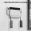 Wall Hanging Holder Bracket Universal Fit for / OLED Host TV Box Wall Mount Storage White 5