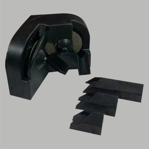 Black Multi-Functional Drill Bit Sharpener Tool with 6 Pcs Grinding Wheels