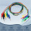 5pcs 4mm Test Hook Clip to Stackable Banana Plug Test Lead Kit Multimeter Cable  Wire for Electrical Testing 6