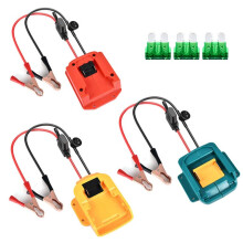 18V Li-ion Battery Car Jump Adapter Car Jumper Cables Automotive Booster Cables with Fuse for