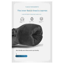 Guanti da Sci Invernali Touch Screen Impermeabili Caldi Più Velluto Spesso Uomo e Donna L