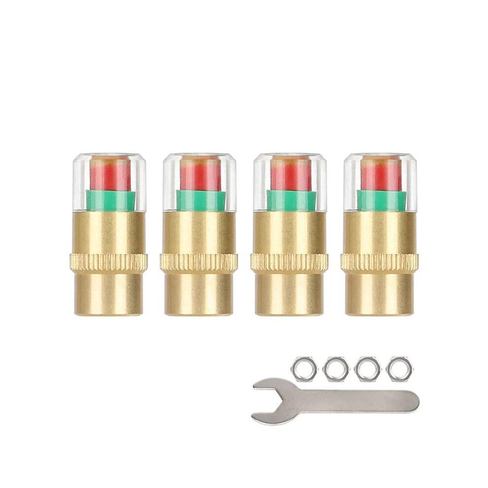 All-Copper Copper Core Tire Pressure Monitoring Cap Tire Pressure Monitoring Cap Tire Pressure Cap Valve Core Green 6032827805630