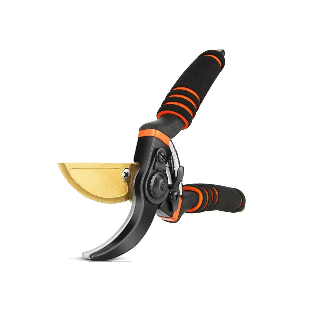 Pruning Shears, Garden Shears - Professional Quality Sk5 Steel Titanium Bypass Pruning Shears 6033283156359