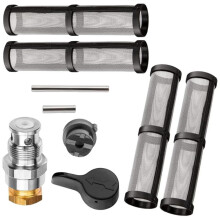 235014 Prime Sprayer Valve&246384 Pump Manifold Strainer Filters Replacement for 390 395 490 495 595 Paint Sprayer