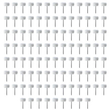 100 Pièces Roue de Polissage en Laine 3 mm Tige Roue de Polissage Brosse de Polissage Brosse Abrasive Rotative Outils de Polissage de Meulage Ă