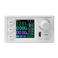 RK6006-BT 60V Digital Display Justerbar -Spänningsregulator 6A Micro-USB-Gränssnitt 1,54 Tums LCD-Skärm