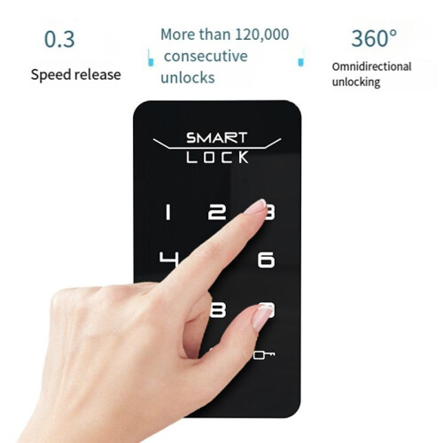 Cabinet Lock Password Drawer Lock Black Combination Security Keyless Cam Lock for School Locker,Gym Locker,Cabinet 1