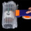 Bubble Column Inflatable Roll Express Packaging, Transport Bubble Air Bag, Cushioning and Shockproof Air Column Bag A 6