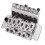 Elektrisk Gitarr Twin-Vibrator Bridge Vibrato System Guitar Twin-Vibrator Twin-Vibrator String-Plate Bridge Silver 5