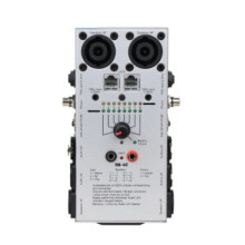 Testeur de Câble Audio Multiple DB-4C TRS XLR Détecteur de Câble Réseau Audio Testeur de Test pour Studio D'Enregistrement de Scène