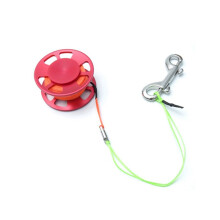 Scuba Finger Reel, Aluminum Compact Spool Reel Double Buckle Suitable for Diving Snorkeling in Wreck Cave Technology,D