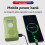 Multi Functional Hand-Powered Flashlight Outdoor Emergency Lighting Lamps with Radio Floodlight 5