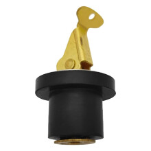 Marine Drain Plugs for Boats Snap Handle Drain Plug for Boat Brass Boat Drain Plug Plumbing Fittings (7/8inch)