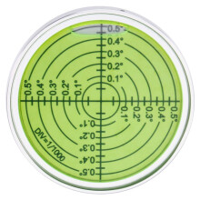 Metal Universal Level 6010 Inner Engraved Level 3 '/2mm for Diy Household Level Bubble Measuring Tools